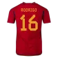 RODRI #16 Spain Jersey 2022 Authentic Home World Cup - elmontyouthsoccer