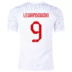 LEWANDOWSKI #9 Poland Jersey 2022 Home World Cup - elmontyouthsoccer