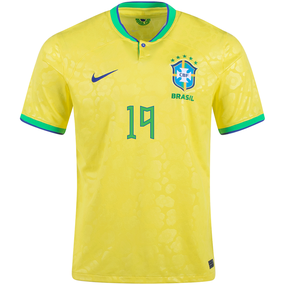 G.JESUS #19 Brazil Jersey 2022 Home World Cup - ijersey