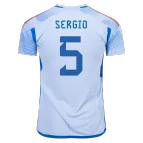 SERGIO #5 Spain Jersey 2022 Away World Cup - elmontyouthsoccer