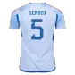 SERGIO #5 Spain Jersey 2022 Away World Cup - elmontyouthsoccer