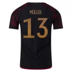 MÜLLER #13 Germany Jersey 2022 Authentic Away World Cup - elmontyouthsoccer