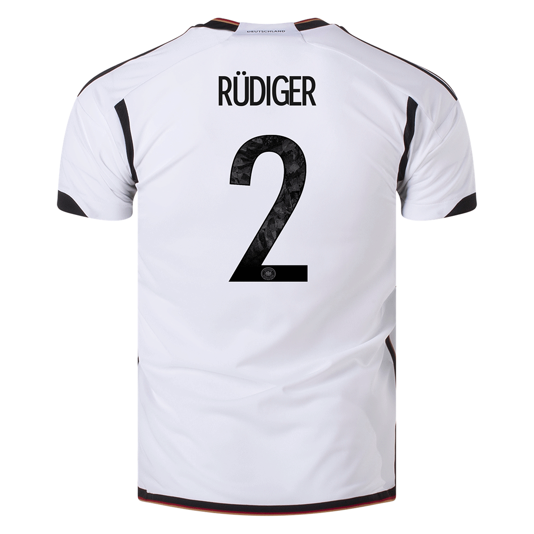 RÜDIGER #2 Germany Jersey 2022 Home World Cup