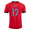 SAKA #17 England Jersey 2022 Away World Cup - elmontyouthsoccer