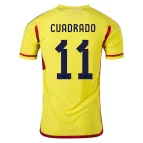 CUADRADO #11 Colombia Jersey 2022 Authentic Home - elmontyouthsoccer