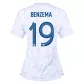 BENZEMA #19 France Jersey 2022 Away - Women World Cup - elmontyouthsoccer