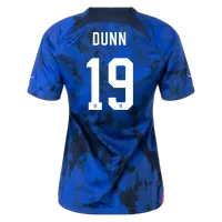 DUNN #19 USA Jersey 2022 Away - Women World Cup - elmontyouthsoccer