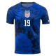 DUNN #19 USA Jersey 2022 Away World Cup - ijersey