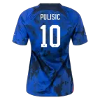 PULISIC #10 USA Jersey 2022 Away - Women World Cup - elmontyouthsoccer