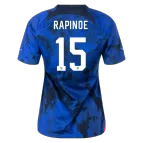 RAPINOE #15 USA Jersey 2022 Away - Women World Cup - elmontyouthsoccer