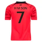 H M SON #7 South Korea Jersey 2022 Home World Cup - elmontyouthsoccer