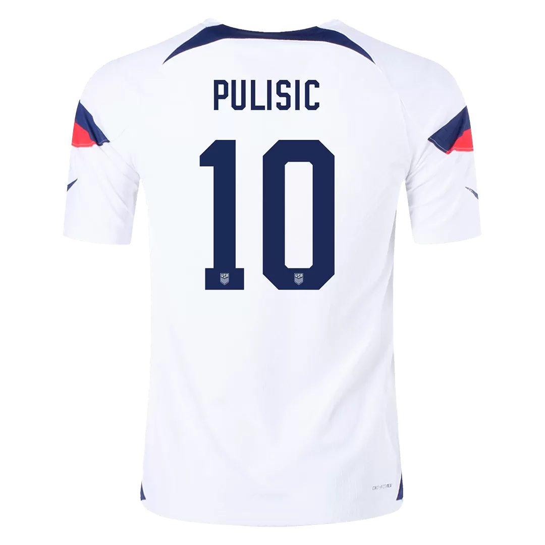 PULISIC #10 USA Jersey 2022 Authentic Home World Cup