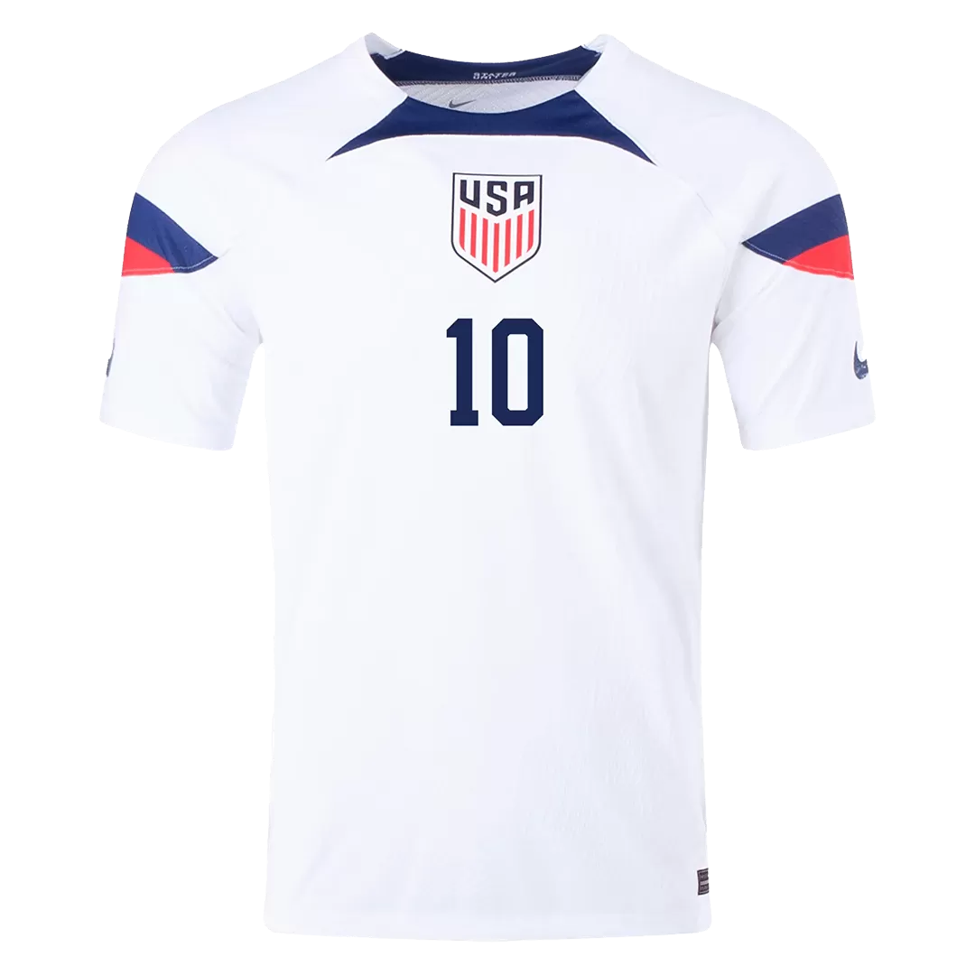 PULISIC #10 USA Jersey 2022 Authentic Home World Cup