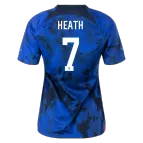 HEATH #7 USA Jersey 2022 Away - Women World Cup - elmontyouthsoccer