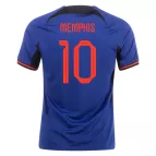 MEMPHIS #10 Netherlands Jersey 2022 Away World Cup - elmontyouthsoccer