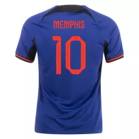 MEMPHIS #10 Netherlands Jersey 2022 Away World Cup - ijersey