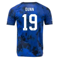 DUNN #19 USA Jersey 2022 Away World Cup - elmontyouthsoccer
