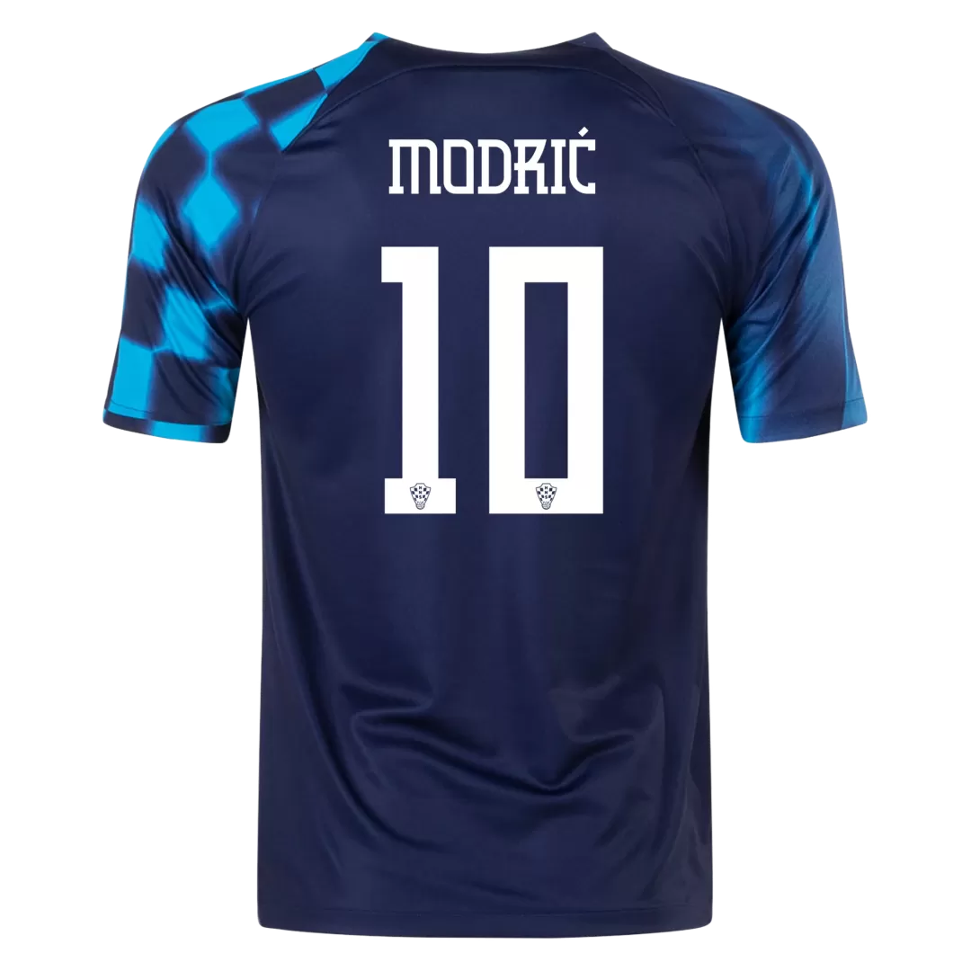 MODRIĆ #10 Croatia Jersey 2022 Away World Cup