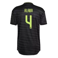 ALABA #4 Real Madrid Jersey 2022/23 Authentic Third - elmontyouthsoccer