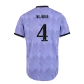 ALABA #4 Real Madrid Jersey 2022/23 Authentic Away - elmontyouthsoccer