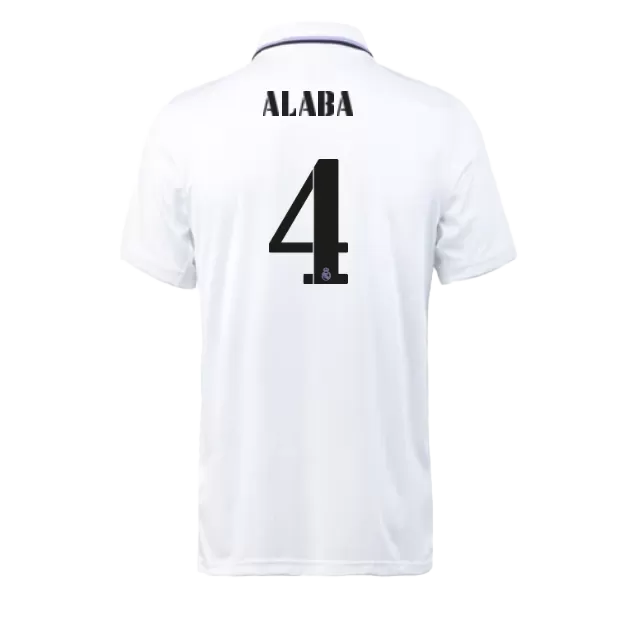 ALABA #4 Real Madrid Jersey 2022/23 Home