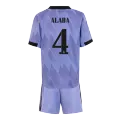 Youth ALABA #4 Real Madrid Jersey Kit 2022/23 Away - elmontyouthsoccer
