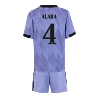 Youth ALABA #4 Real Madrid Jersey Kit 2022/23 Away - elmontyouthsoccer