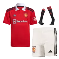 Youth Manchester United Jersey Whole Kit 2022/23 Home - elmontyouthsoccer