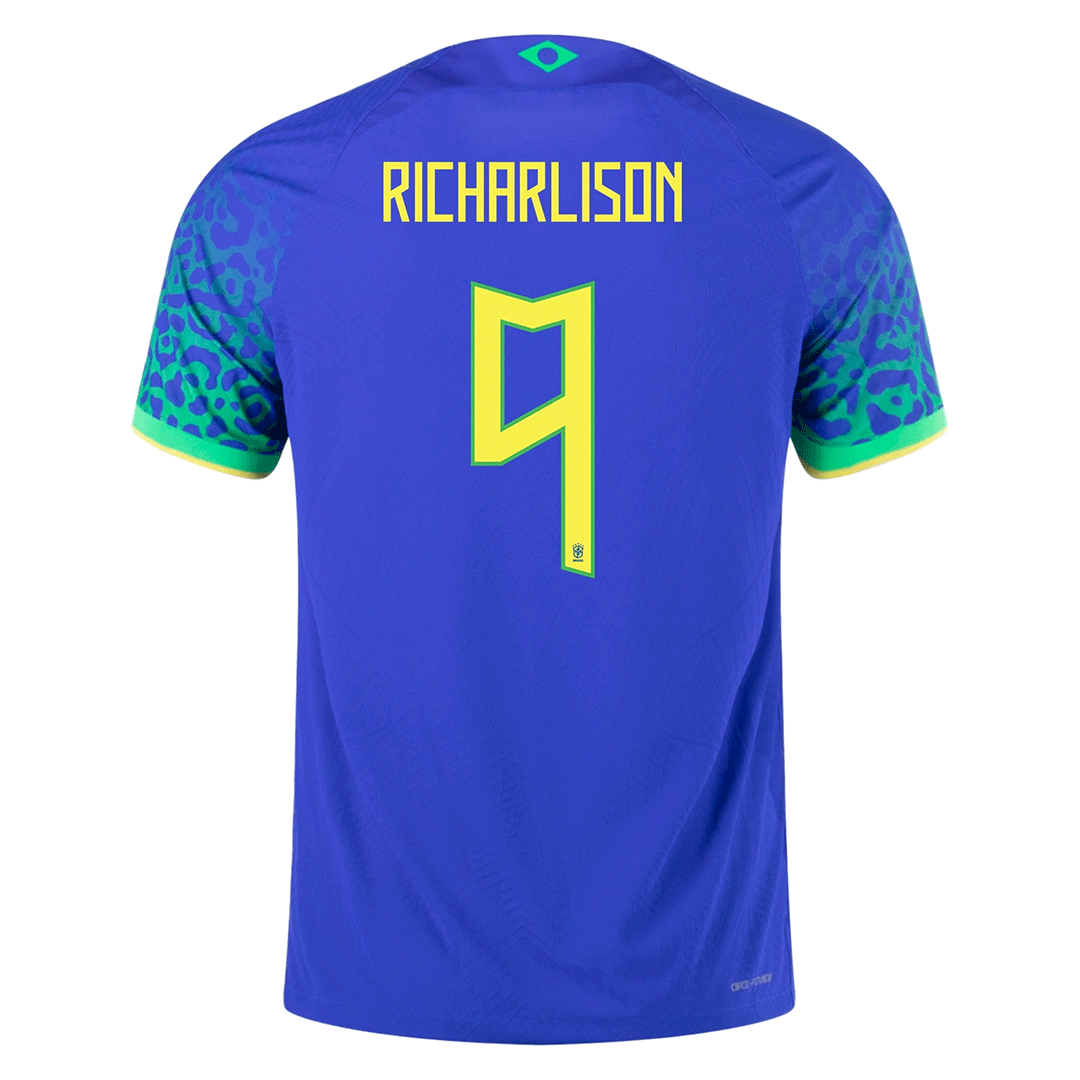 RICHARLISON #9 Brazil Jersey 2022 Authentic Away - ijersey
