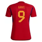 GAVI #9 Spain Jersey 2022 Home World Cup - elmontyouthsoccer