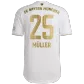 MÜLLER #25 Bayern Munich Jersey 2022/23 Authentic Away - elmontyouthsoccer