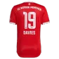 DAVIES #19 Bayern Munich Jersey 2022/23 Authentic Home - ijersey