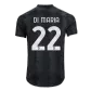 DI MARIA #22 Juventus Jersey 2022/23 Authentic Away - elmontyouthsoccer
