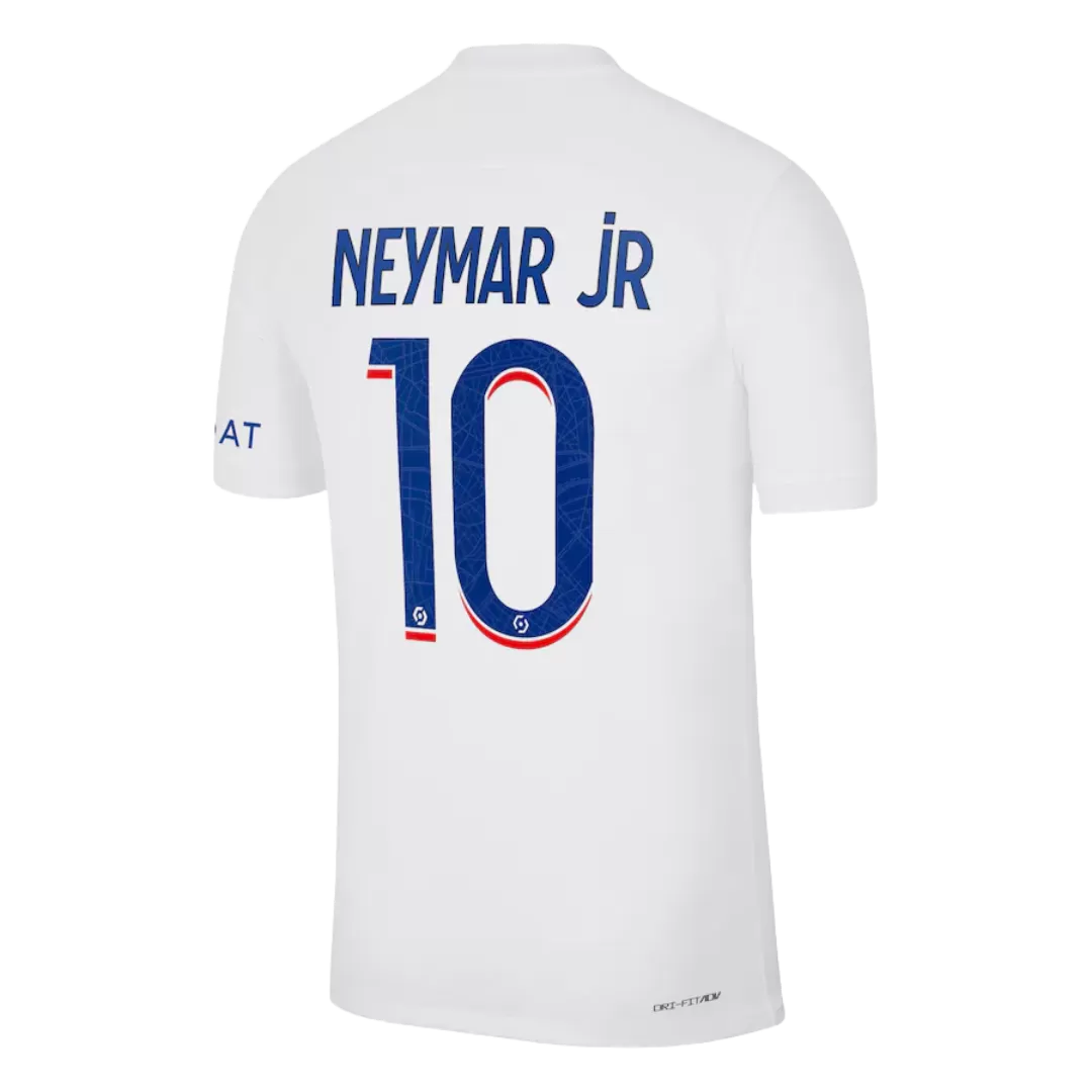 NEYMAR JR #10 PSG Away Grey Fans Jersey 2022/23 Verdy Font