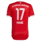 MANÉ #17 Bayern Munich Jersey 2022/23 Authentic Home - elmontyouthsoccer