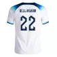 BELLINGHAM #22 England Jersey 2022 Authentic Home World Cup - ijersey