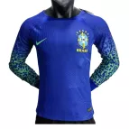 Brazil Jersey 2022 Authentic Away - Long Sleeve World Cup - elmontyouthsoccer