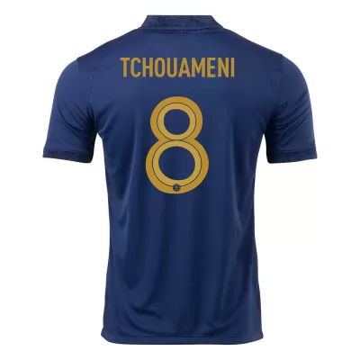 TCHOUAMENI #8 France Jersey 2022 Home World Cup - ijersey