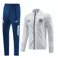Marseille Jacket Tracksuit 2022/23 - White - elmontyouthsoccer