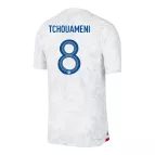 TCHOUAMENI #8 France Jersey 2022 Authentic Away World Cup - elmontyouthsoccer