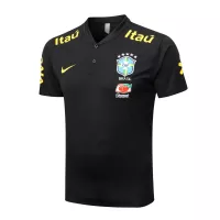 Brazil Polo Shirt 2022 - Black - elmontyouthsoccer