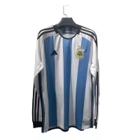 Argentina Home Jersey 2022 - Long Sleeve World Cup - elmontyouthsoccer