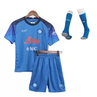 Youth Napoli Jersey Whole Kit 2022/23 Home - elmontyouthsoccer