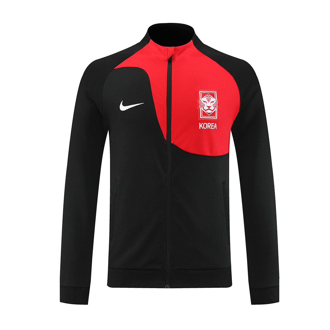 South Korea Training Jacket 2022 - Black&Red - ijersey