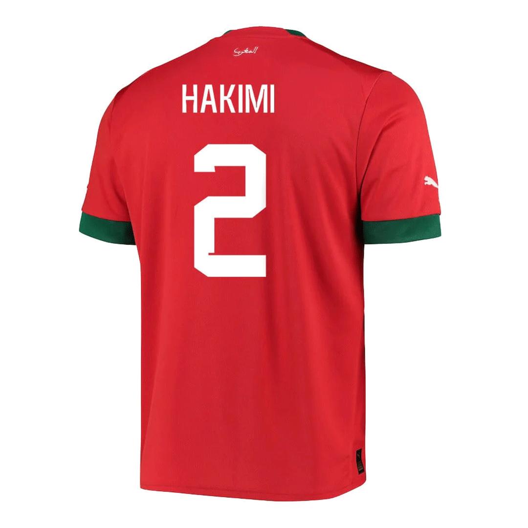 HAKIMI #2 Morocco Jersey 2022 Home World Cup