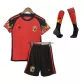 Youth Belgium Jersey Whole Kit 2022 Home World Cup - elmontyouthsoccer