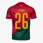 G.RAMOS #26 Portugal Jersey 2022 Home World Cup - elmontyouthsoccer