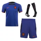 Netherlands Jersey Whole Kit 2022 Away World Cup - elmontyouthsoccer