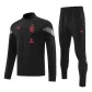 AC Milan Jacket Tracksuit 2022 - Black - elmontyouthsoccer