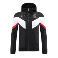 PSG Hoodie Windbreaker Jacket 2022/23 - Black - elmontyouthsoccer